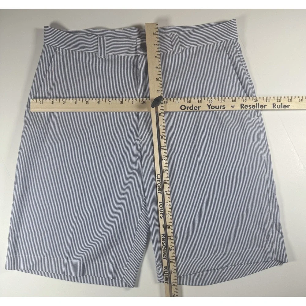 Callaway Shorts Mens 36 Blue‎ White Striped Golf Performance Lightweight Classic